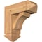 Ekena Millwork Legacy Arts and Crafts Smooth Bracket w/ Offset Brace, Western Red Cedar, 7 1/2"W x 20"D x 20"H BKT0806X20X20LEC03SWR - alternate 1